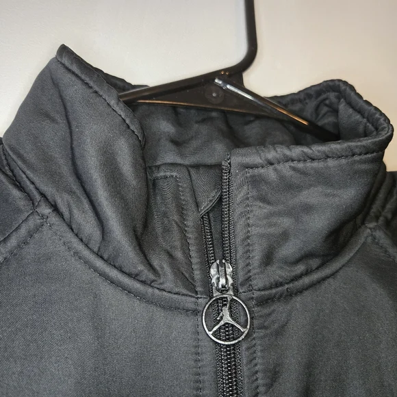 Air Jordan Big Boy Youth Fleece Lined Zip Up Jacket Black Size Large 12-13yrs - Picture 6 of 15